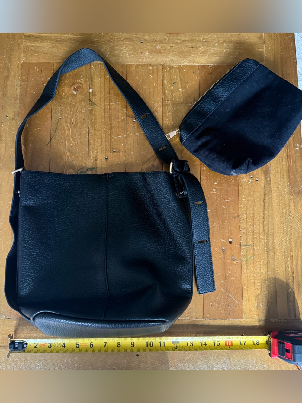 Back tote hand bag